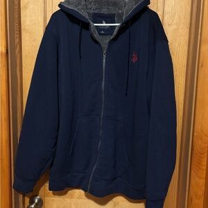 Men's Navy Blue Hoodie Sweater